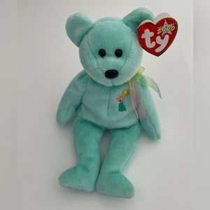 Vintage Beanie Babies Ariel Bear Rare 2000